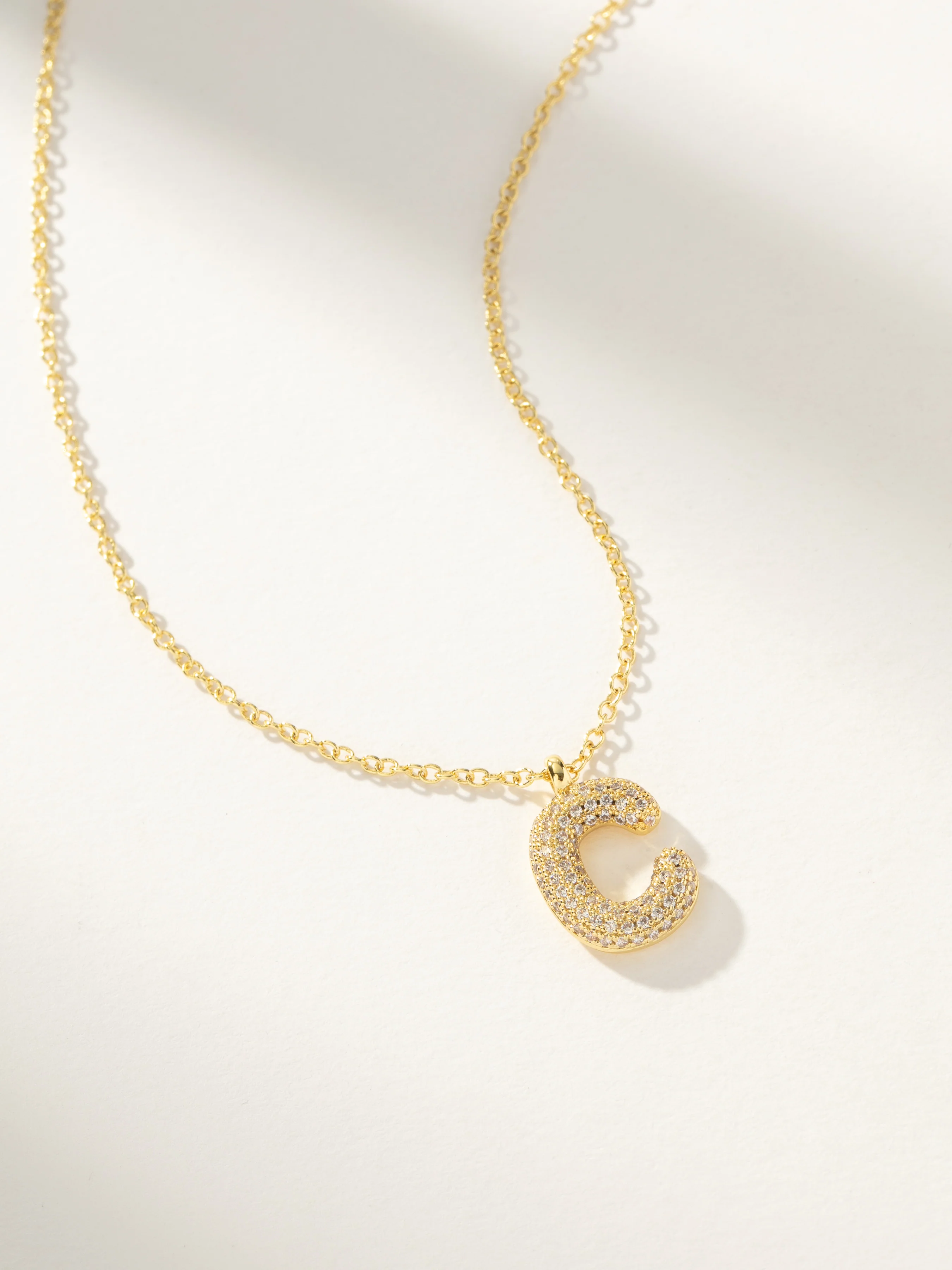 Pavé Bubble Letter Necklace 2.0 - Image 28