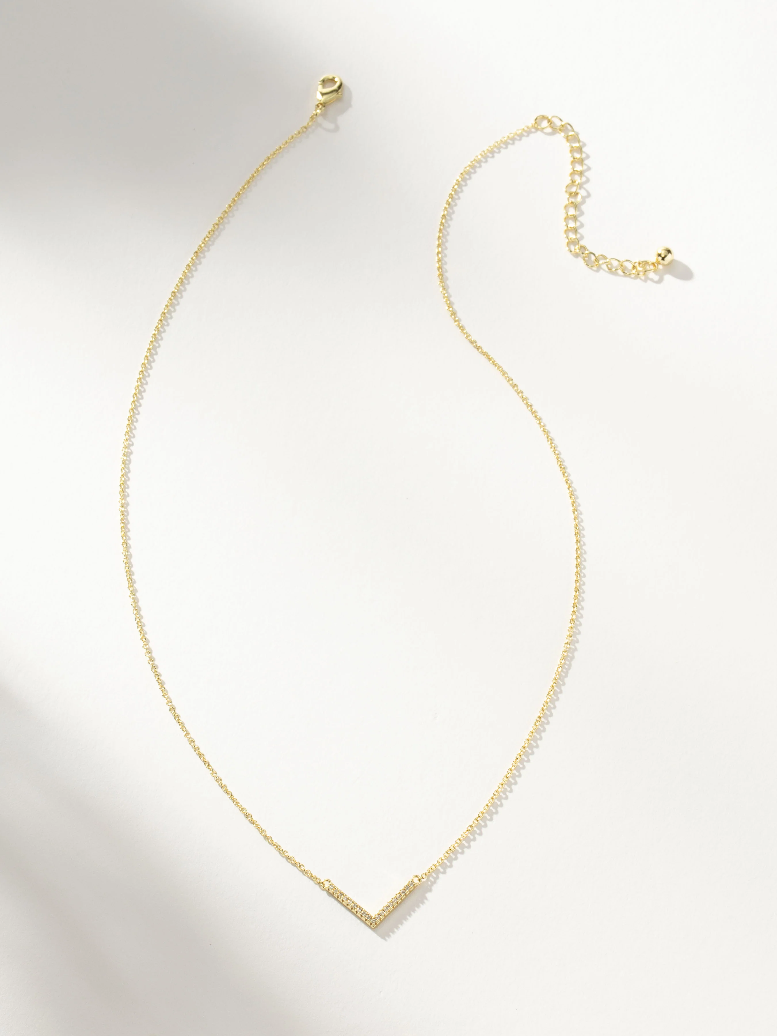 Double Baby V Necklace Stack - Image 4