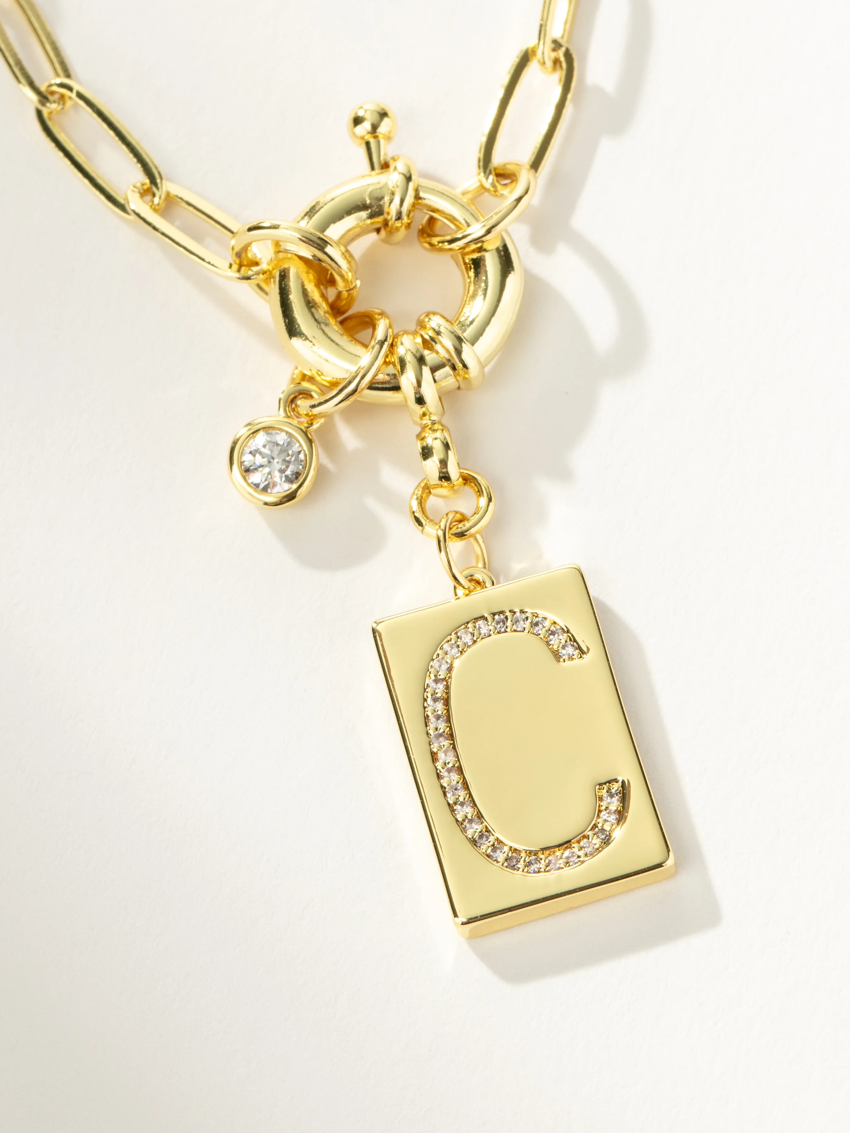 Initial Chain Letter Necklace - Image 5