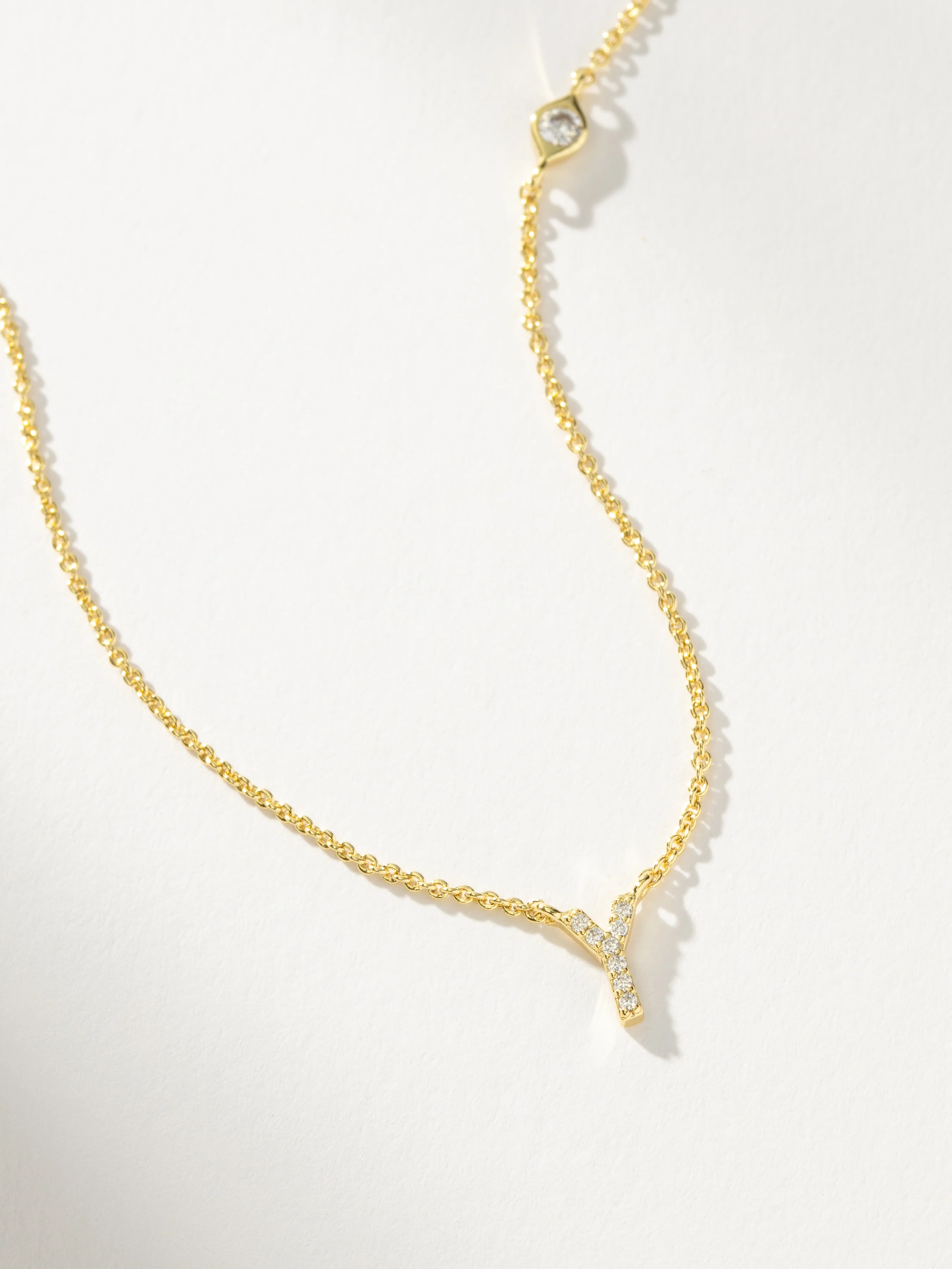 Pavé Initial Necklace - Image 27