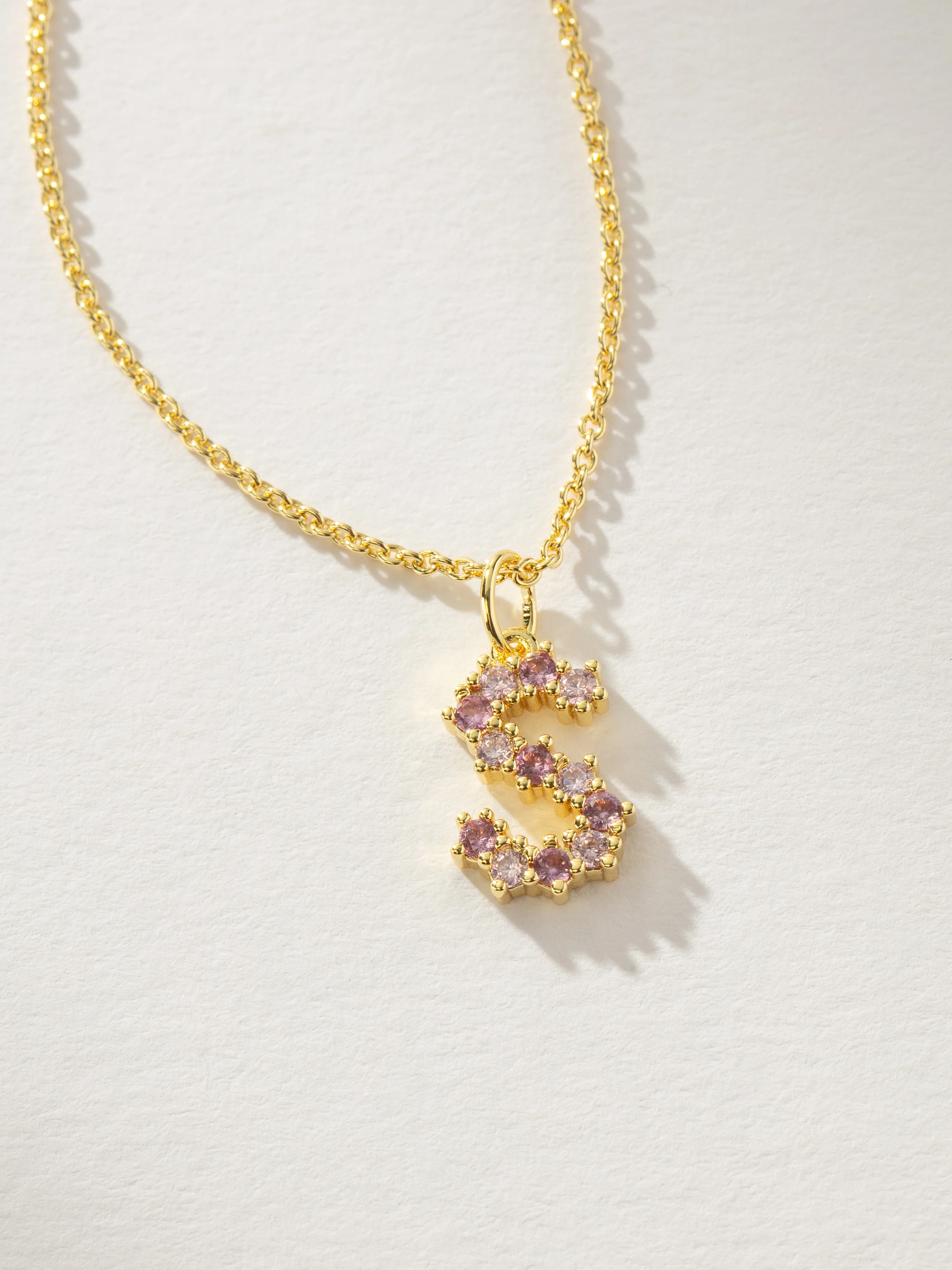 Pretty In Pink Initial Necklace - Image 21