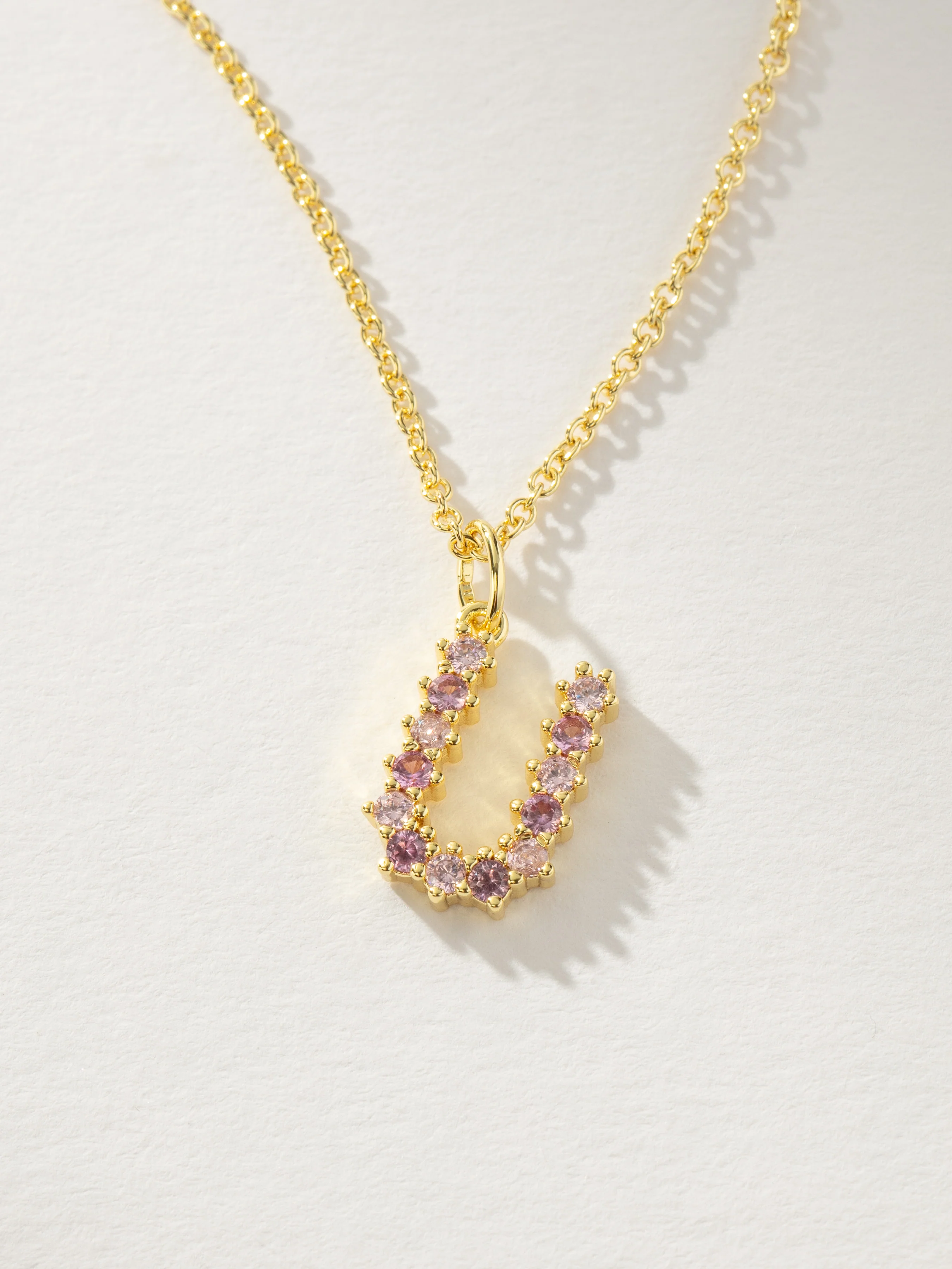 Pretty In Pink Initial Necklace - Image 23