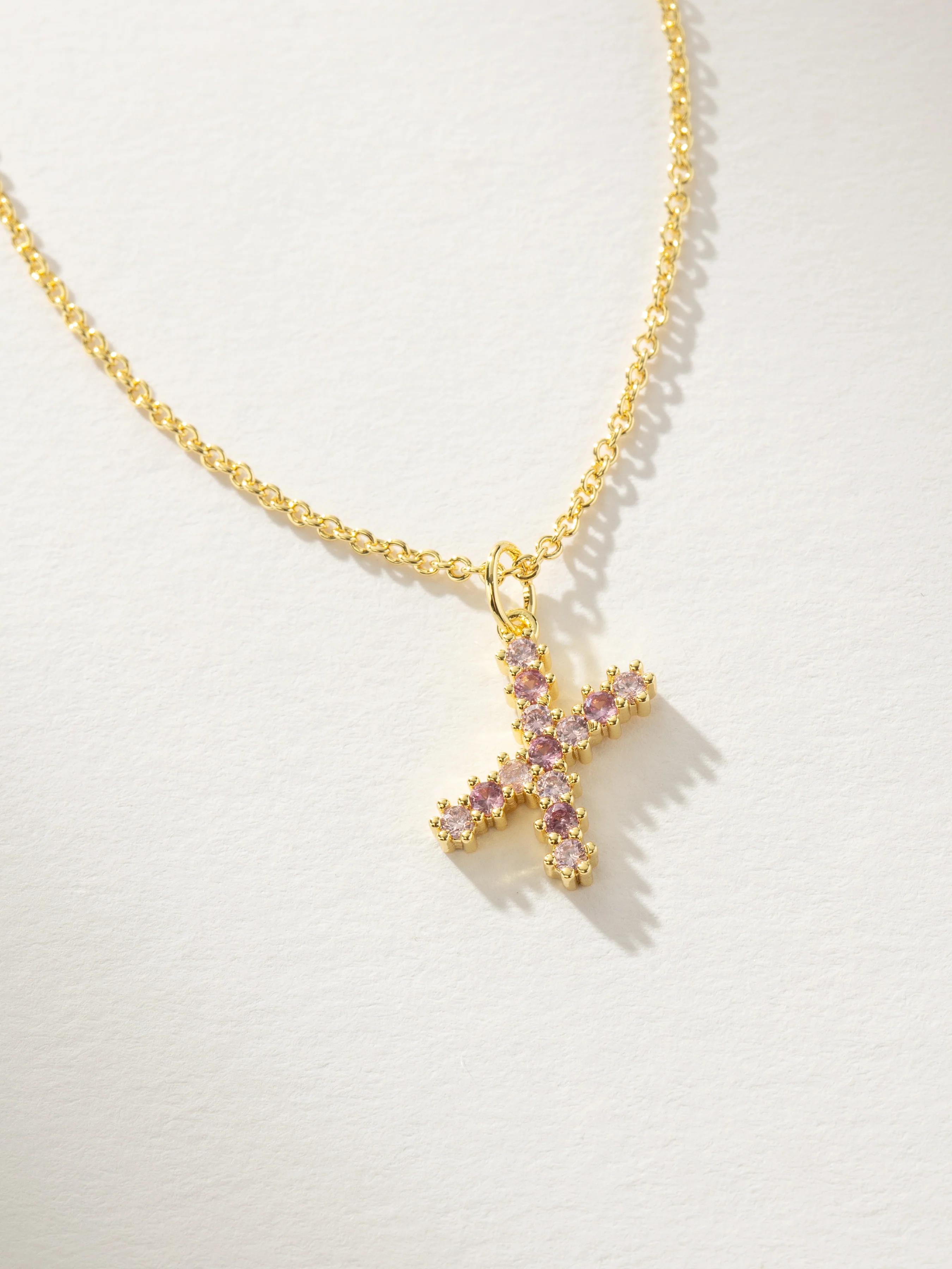 Pretty In Pink Initial Necklace - Image 26