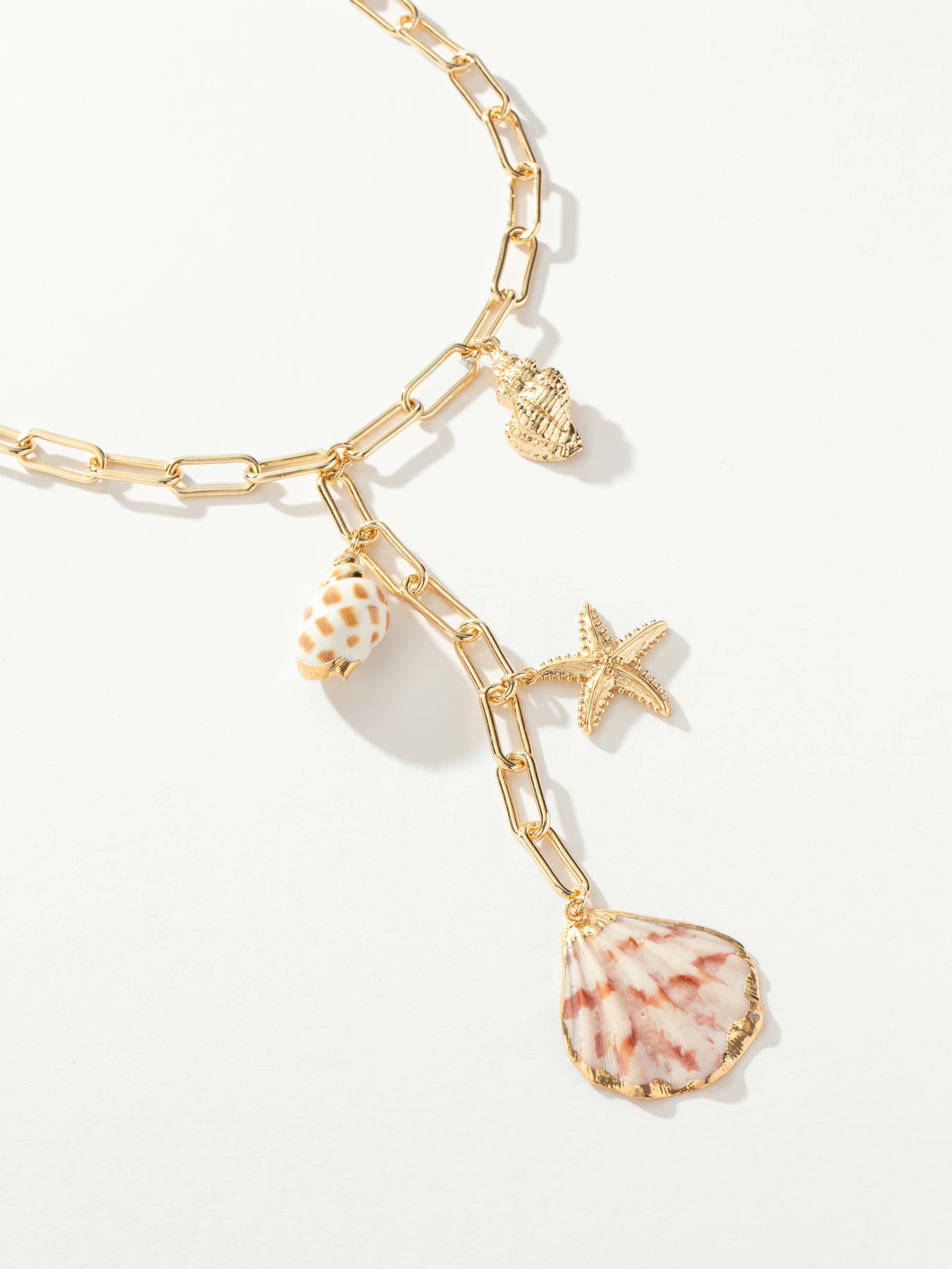 Seashore Shell Charm Necklace - Image 3